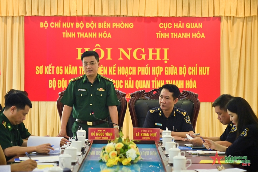 Phát huy hiệu quả hoạt động phối hợp giữa Bộ Chỉ huy Bộ đội Biên phòng và Cục Hải quan tỉnh Thanh Hóa  